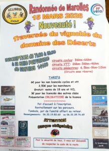 Affiche pour la randonnée de Marolles